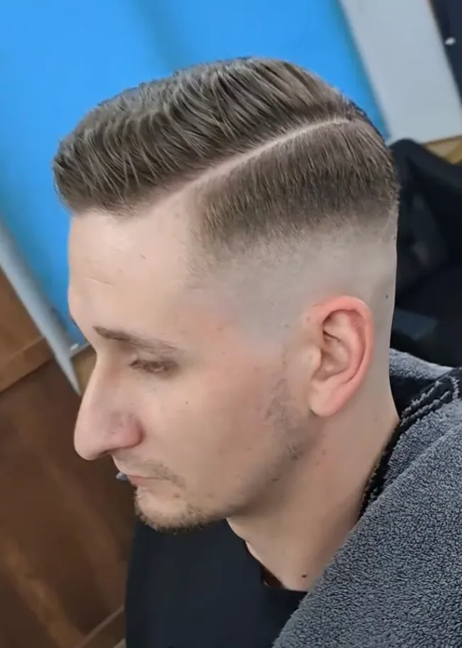 Präzise Konturen – Seitenansicht